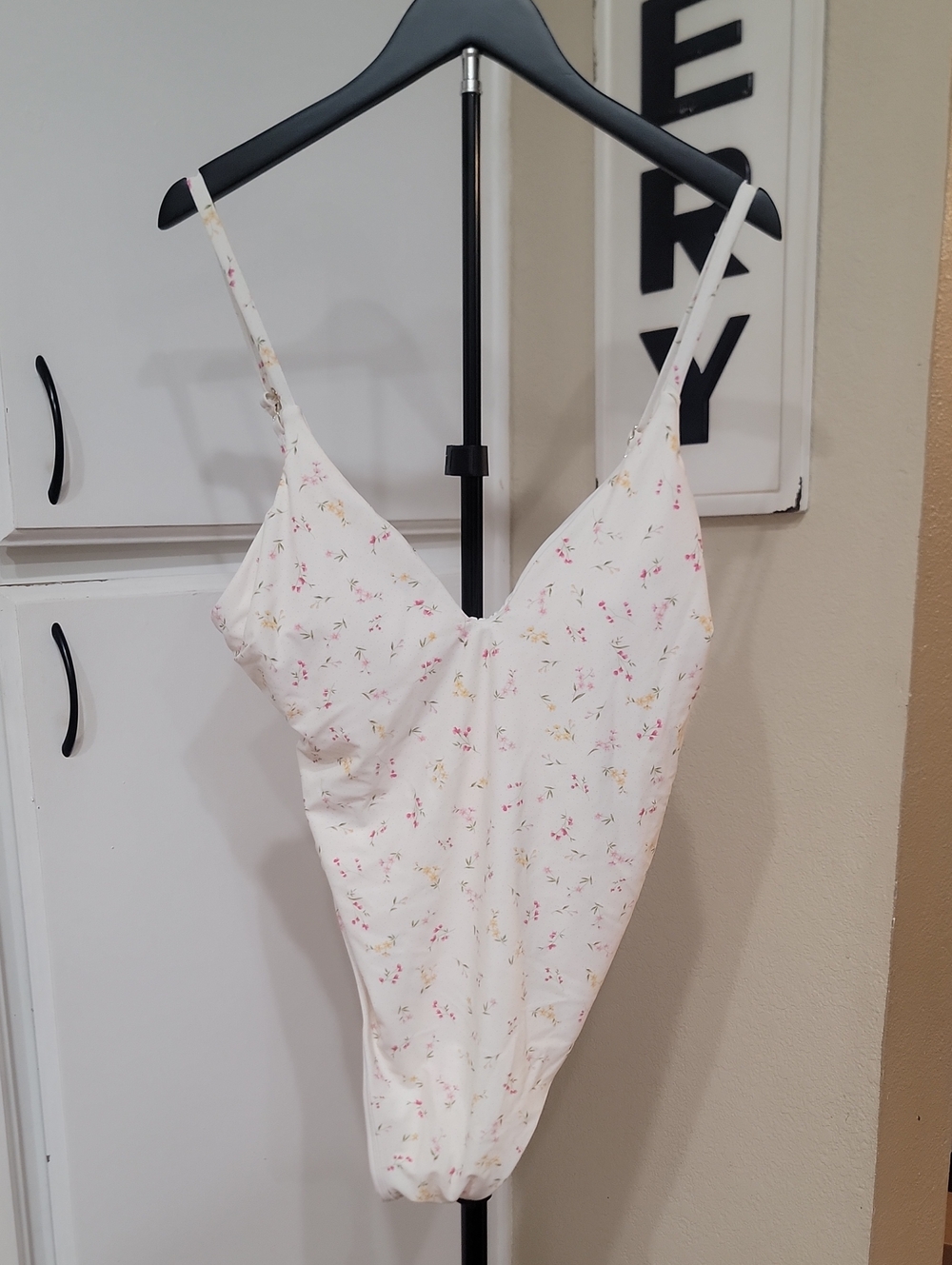 Shade & Shore White Floral One-Piece Swimsuit